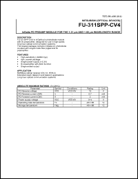 datasheet for FU-311SPP-CV4 by Mitsubishi Electric Corporation, Semiconductor Group