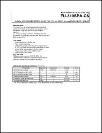 datasheet for FU-319SPA-C6 by Mitsubishi Electric Corporation, Semiconductor Group