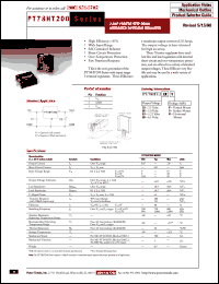 datasheet for PT78HT205S by Texas Instruments