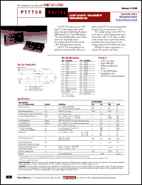 datasheet for PT7756A by Texas Instruments