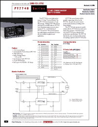 datasheet for PT7748A by Texas Instruments