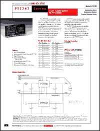 datasheet for PT7747A by Texas Instruments