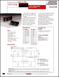datasheet for PT7746A by Texas Instruments
