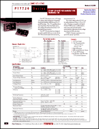 datasheet for PT7722A by Texas Instruments