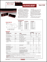 datasheet for PT7707C by Texas Instruments