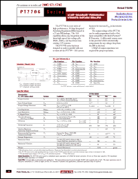 datasheet for PT7706A by Texas Instruments