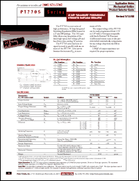 datasheet for PT7705A by Texas Instruments