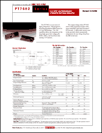 datasheet for PT7602A by Texas Instruments