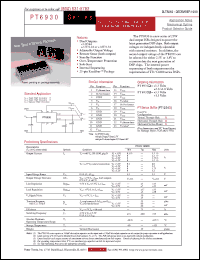 datasheet for PT6932A by Texas Instruments