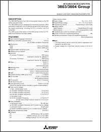 datasheet for M38036F9-XXXHP by Mitsubishi Electric Corporation, Semiconductor Group