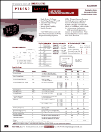 datasheet for PT6656B by Texas Instruments