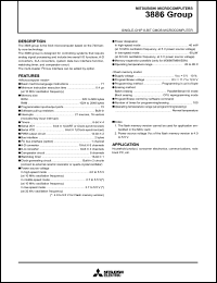 datasheet for M38860M1A-XXXFS by Mitsubishi Electric Corporation, Semiconductor Group