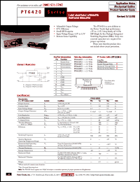 datasheet for PT6429D by Texas Instruments