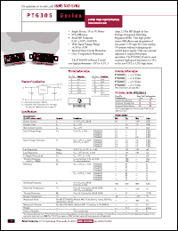 datasheet for PT6305A by Texas Instruments
