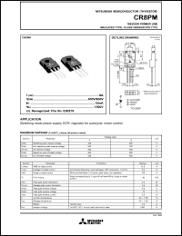 datasheet for CR8PM by Mitsubishi Electric Corporation, Semiconductor Group