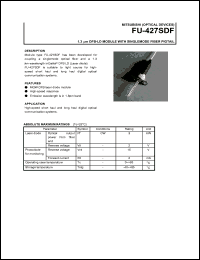 datasheet for FU-427SDF by Mitsubishi Electric Corporation, Semiconductor Group