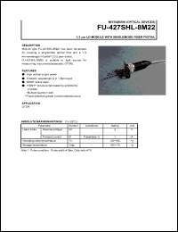 datasheet for FU-427SHL-8M22 by Mitsubishi Electric Corporation, Semiconductor Group