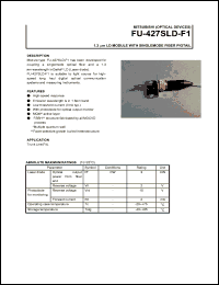 datasheet for FU-427SLD-F1 by Mitsubishi Electric Corporation, Semiconductor Group