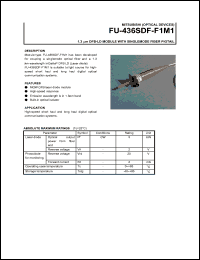 datasheet for FU-436SDF-F1M1 by Mitsubishi Electric Corporation, Semiconductor Group