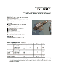 datasheet for FU-48SDF-1 by Mitsubishi Electric Corporation, Semiconductor Group