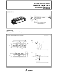 datasheet for QM50E2Y-H by Mitsubishi Electric Corporation, Semiconductor Group