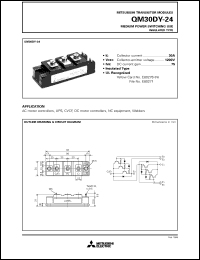 datasheet for QM30DY-24 by Mitsubishi Electric Corporation, Semiconductor Group