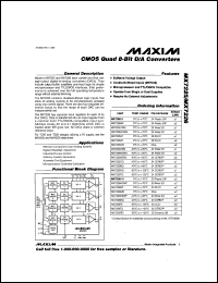 datasheet for MX7528LCWP by Maxim Integrated Producs