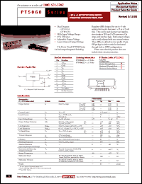datasheet for PT5062A by Texas Instruments