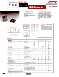 datasheet for PT5049A by Texas Instruments