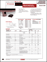 datasheet for PT5030A by Texas Instruments