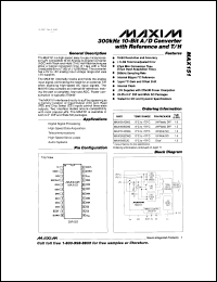 datasheet for MAX195AMDE by Maxim Integrated Producs