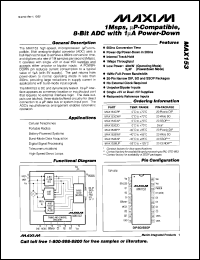 datasheet for MAX310CPE by Maxim Integrated Producs