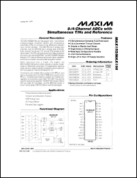 datasheet for MAX4005CSA by Maxim Integrated Producs