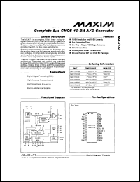 datasheet for MAX5541CSA by Maxim Integrated Producs