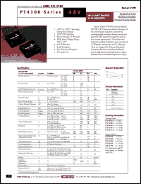 datasheet for PT4110A by Texas Instruments