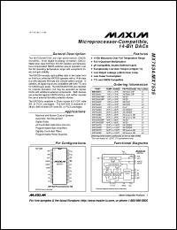 datasheet for MAX333CPP by Maxim Integrated Producs