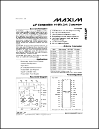 datasheet for MAX334CPE by Maxim Integrated Producs