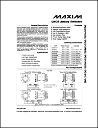 datasheet for MAX630CPA by Maxim Integrated Producs