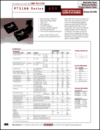 datasheet for PT3103A by Texas Instruments