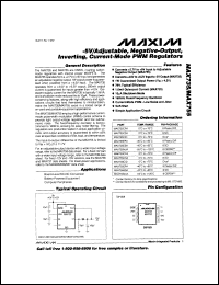 datasheet for DG509ADY by Maxim Integrated Producs