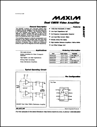 datasheet for MX7506TQ by Maxim Integrated Producs