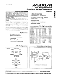 datasheet for MAX698CWE by Maxim Integrated Producs