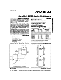 datasheet for OP07AJ by Maxim Integrated Producs