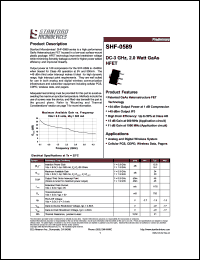 datasheet for SHF-0589 by 