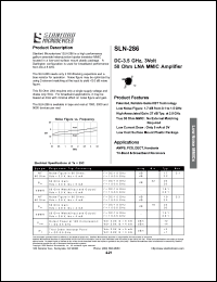 datasheet for SLN-286 by 