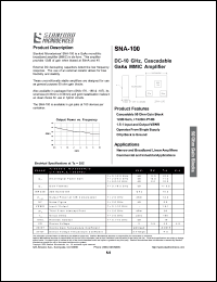 datasheet for SNA-100 by 