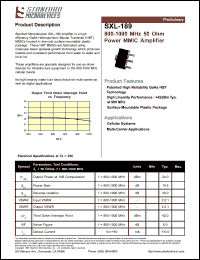 datasheet for SXL-189-EB by 