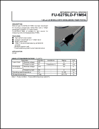 datasheet for FU-627SLD-F1M54 by Mitsubishi Electric Corporation, Semiconductor Group