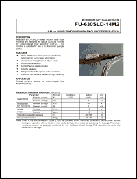 datasheet for FU-630SLD-14M2 by Mitsubishi Electric Corporation, Semiconductor Group