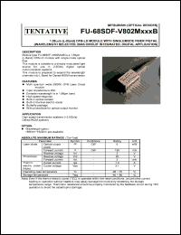 datasheet for FU-68SDF-V802M103B by Mitsubishi Electric Corporation, Semiconductor Group